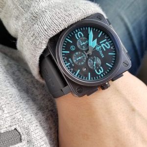 Bell and Ross BR01-94 chronograph Phantom Blue